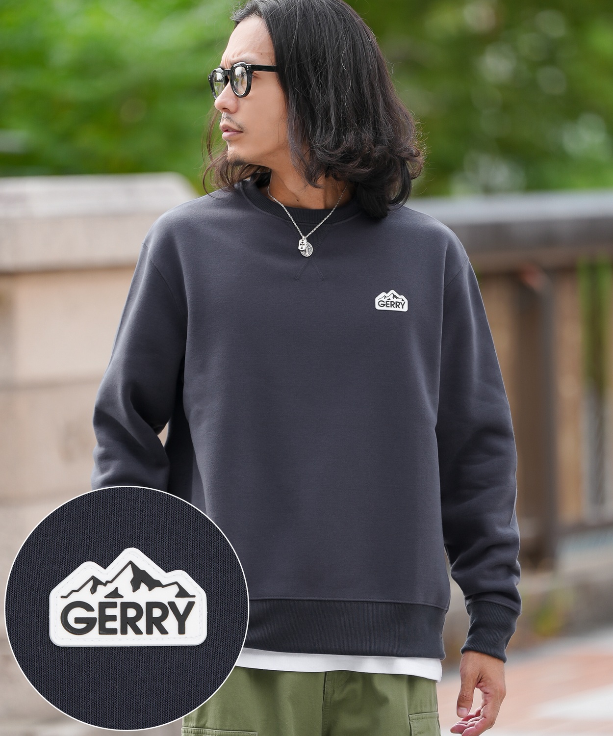 トレーナー メンズ レディース GERRY ジェリー 別注 ワンポイント シリコンワッペン スウェットシャツ 裏起毛スウェット プルオーバー アウトドア アメカジ | GERRY | 04