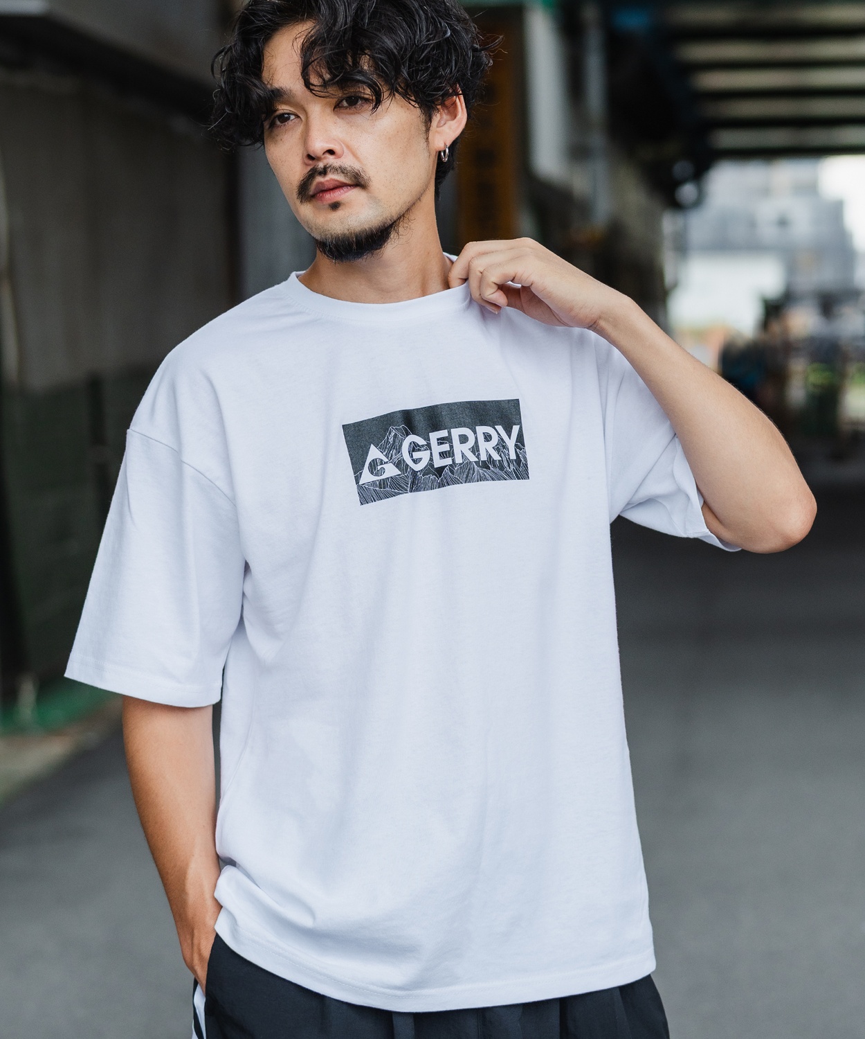 半袖Tシャツ メンズ GERRY ジェリー 別注 マウントロゴ ボックスロゴ プリント 半袖T Tシャツ カットソー アウトドア ストリート アメカジ スポーツライク | GERRY | 01
