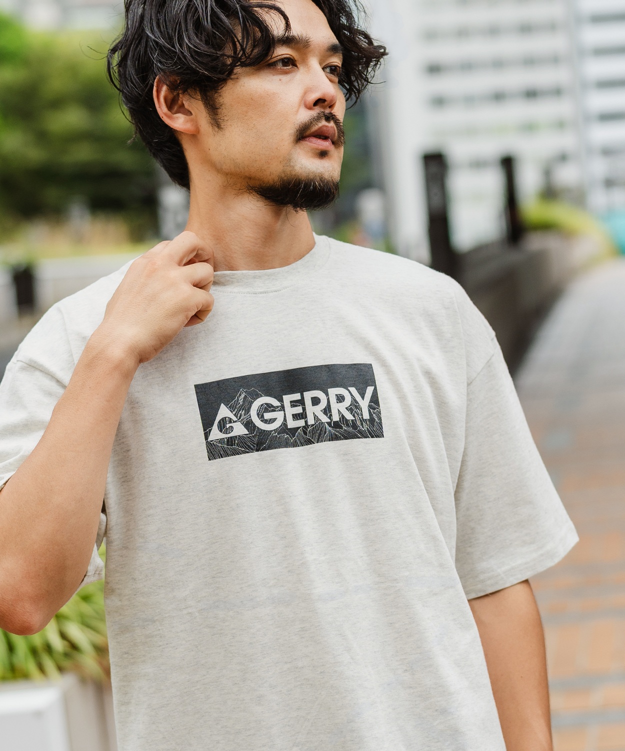 半袖Tシャツ メンズ GERRY ジェリー 別注 マウントロゴ ボックスロゴ プリント 半袖T Tシャツ カットソー アウトドア ストリート アメカジ スポーツライク | GERRY | 03