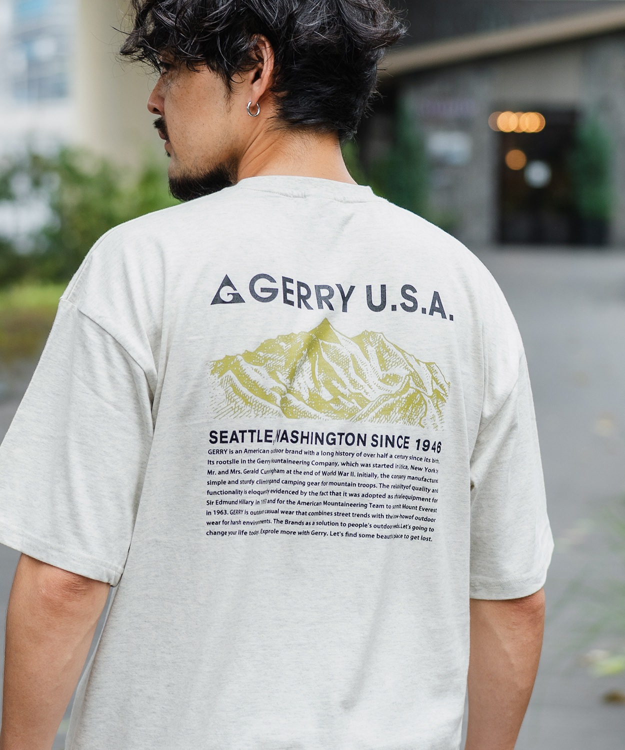 カットソー メンズ GERRY ジェリー 別注 マウントロゴ MT モチーフ 半袖T Tシャツ トップス スポーツライク アウトドア ストリート アメカジ | GERRY | 03