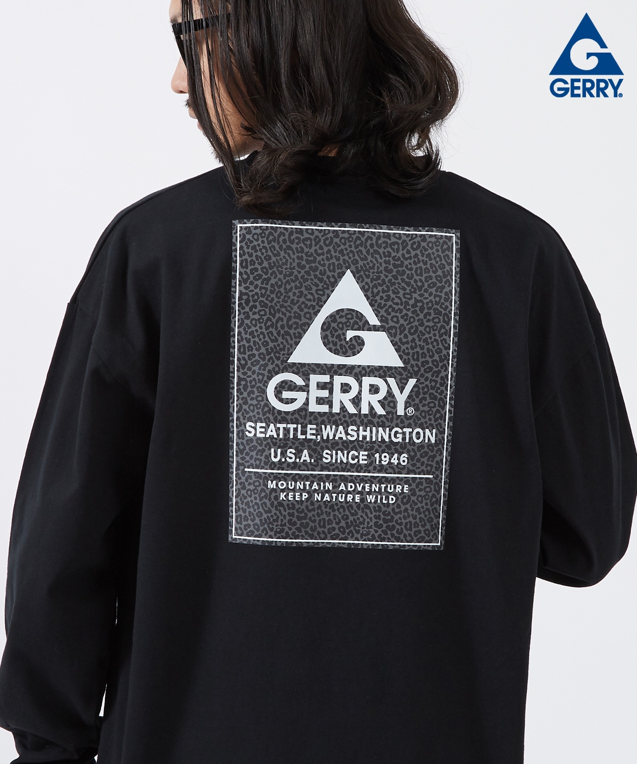 長袖Tシャツ メンズ GERRY ジェリー 別注プリント カットソー レオパード プリント ロンT アウトドア ストリート アメカジ 古着MIX | GERRY | 03