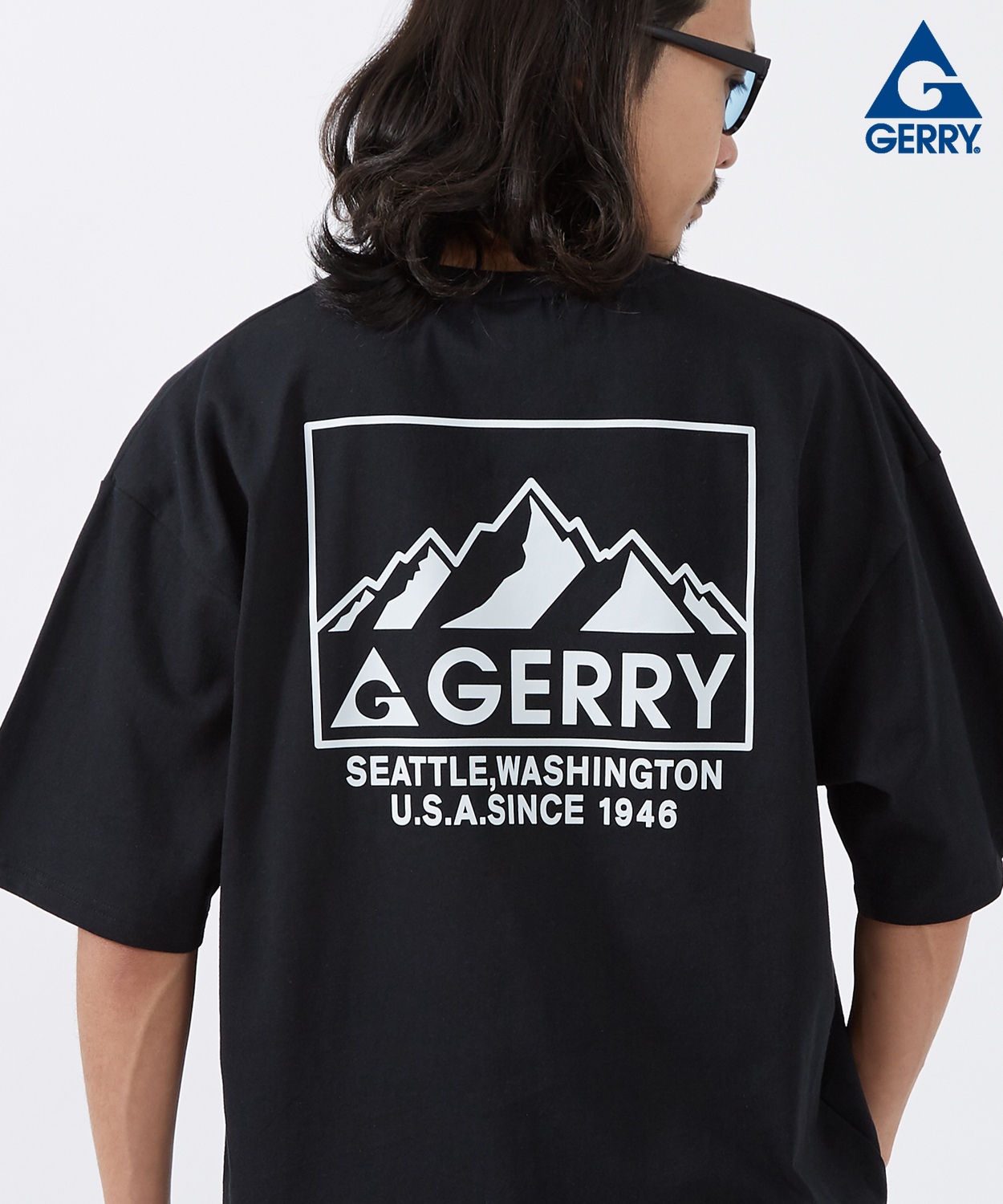 半袖Tシャツ メンズ GERRY ジェリー 別注プリント カットソー マウントロゴ プリント Tシャツ アウトドア ストリート アメカジ 古着MIX | GERRY | 02