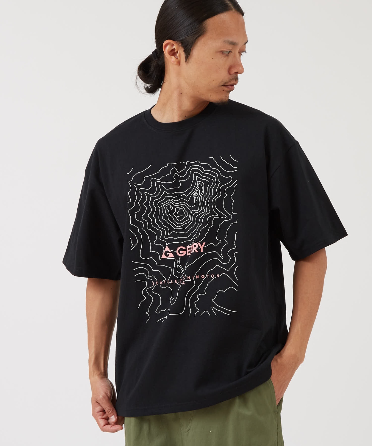 半袖Tシャツ メンズ GERRY ジェリー 別注プリント カットソー プリント アウトドア ストリート アメカジ 古着MIX ホワイト ブラック | GERRY | 02