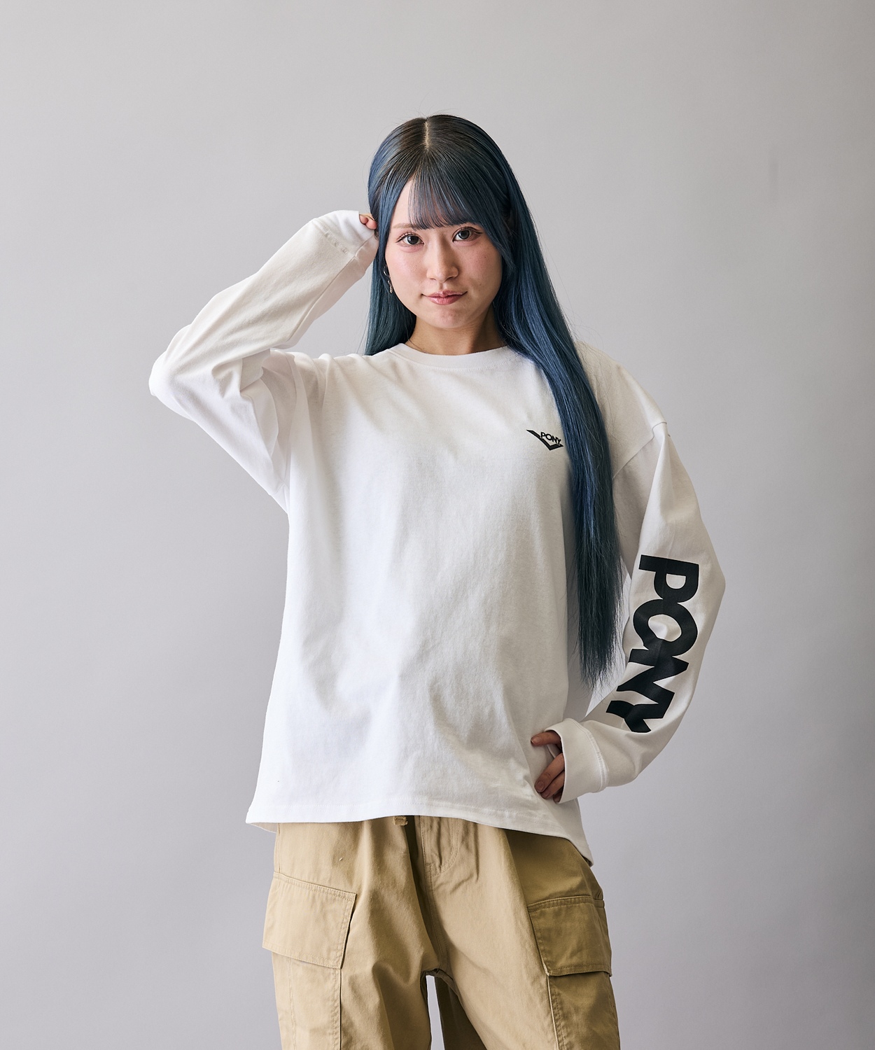長袖Tシャツ メンズ ロンT カットソー プリントTシャツ オーバーサイズ ビッグシルエット カジュアル ストリート  韓国ファッション | improves | 01