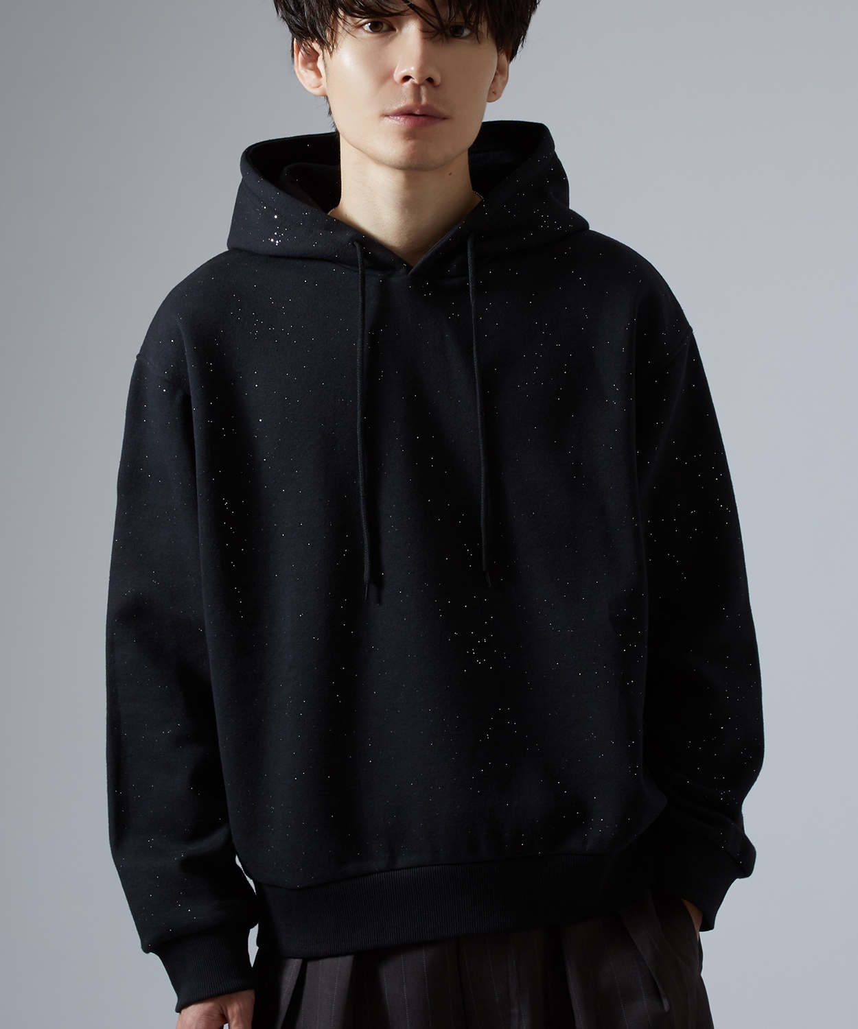 improves（インプローブス） パーカー メンズ ラメ 起毛 大きめ