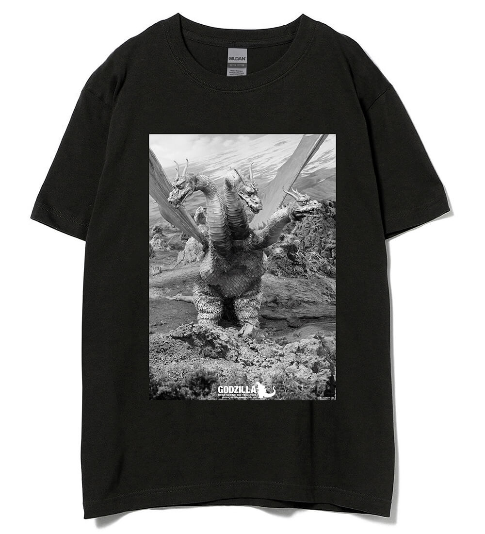 ゴジラ百景 グラフィック Tシャツ 三大怪獣 地球最大の決戦（1964 