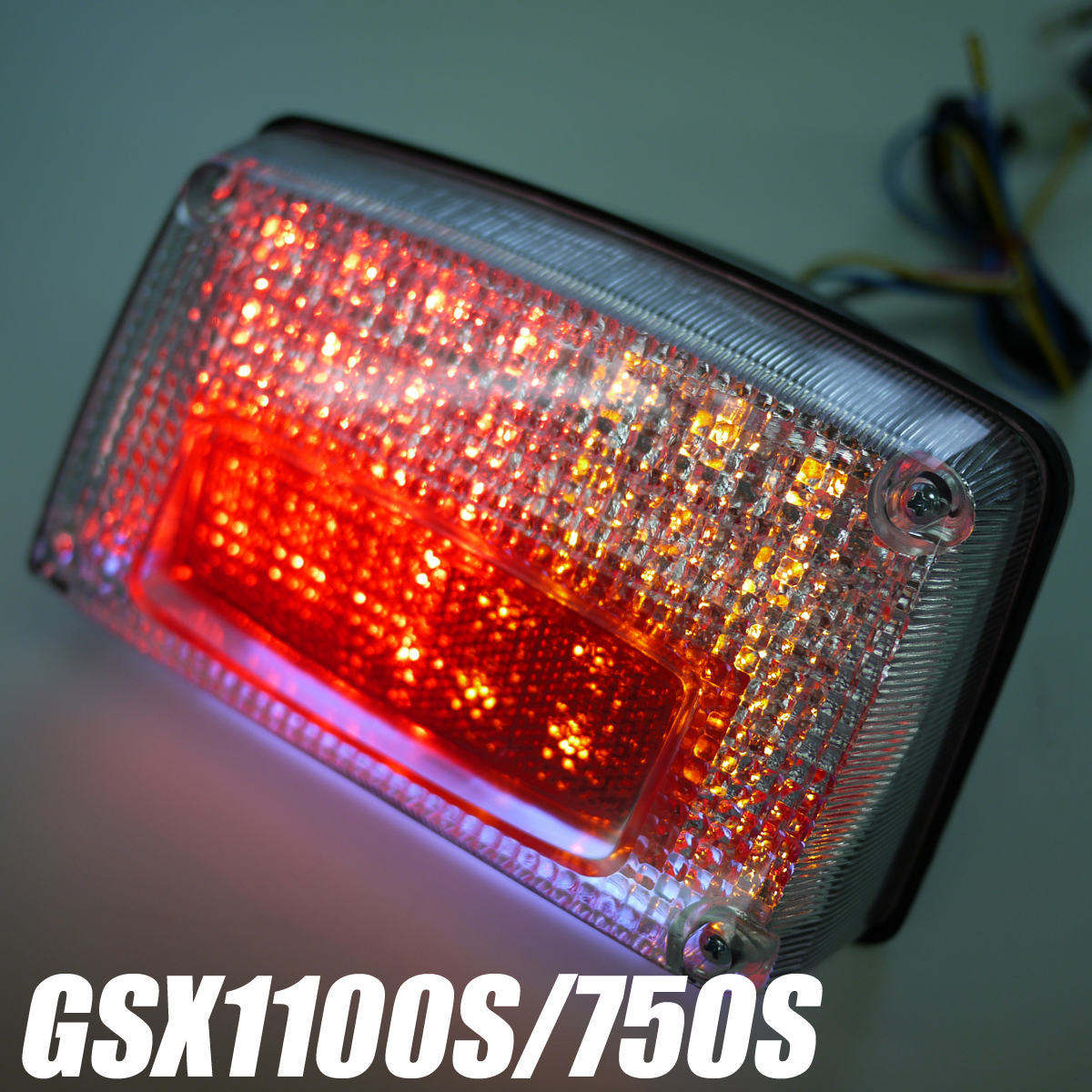 GSX1100S GSX750Sカタナ用 LEDウインカー付きテール クリア :tls002cw sun:アイエムトレーディング