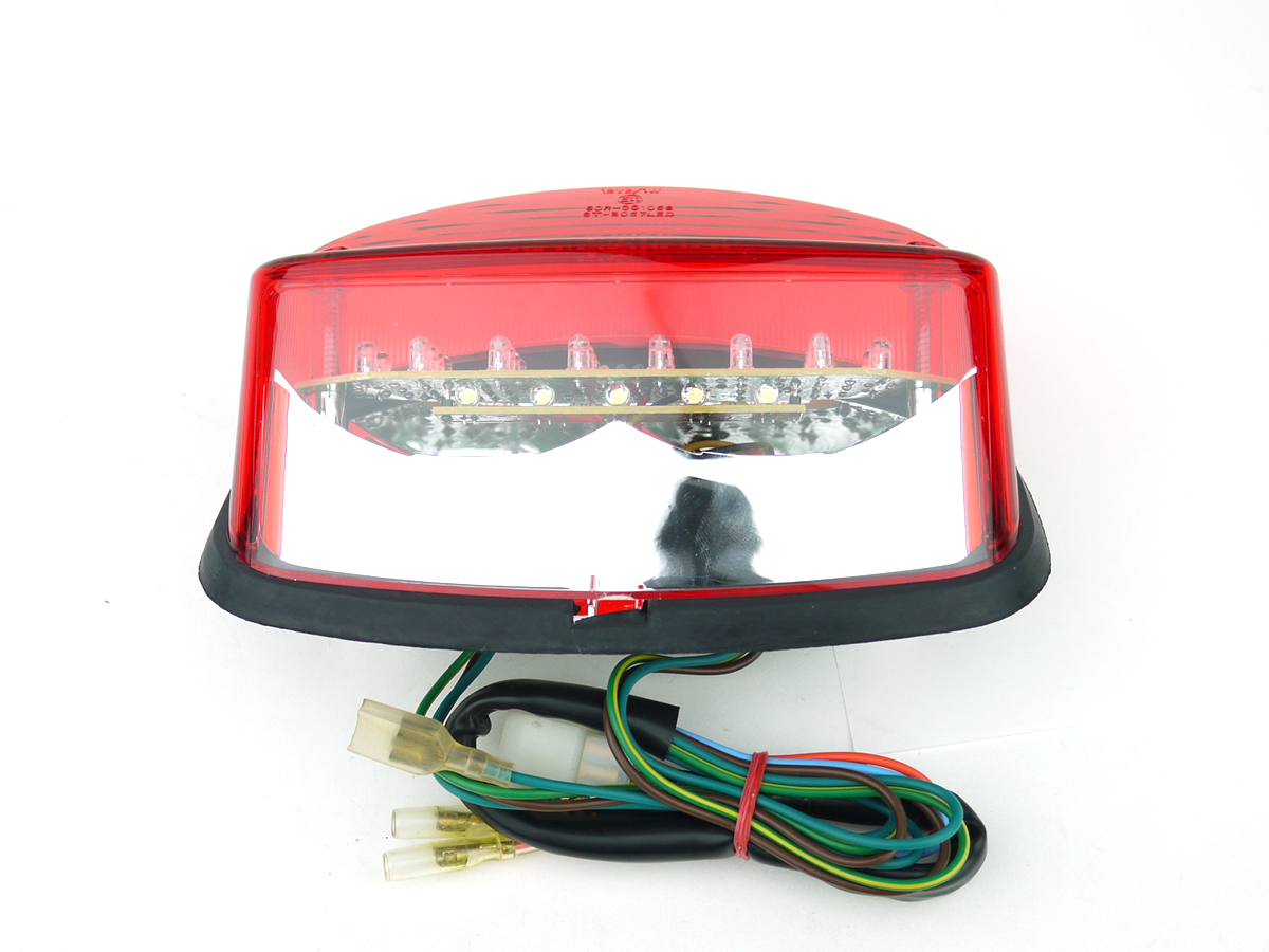 ホーネット250/600用 LEDテールランプレッドレンズ ポン付けLED