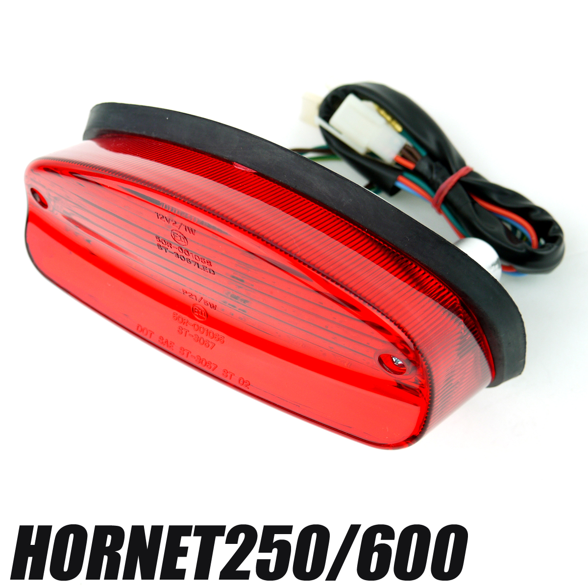 ホーネット250 リアフェンダー テールランプ 一式 ホーネット250/600用 LEDテールランプレッドレンズ ポン付けLED