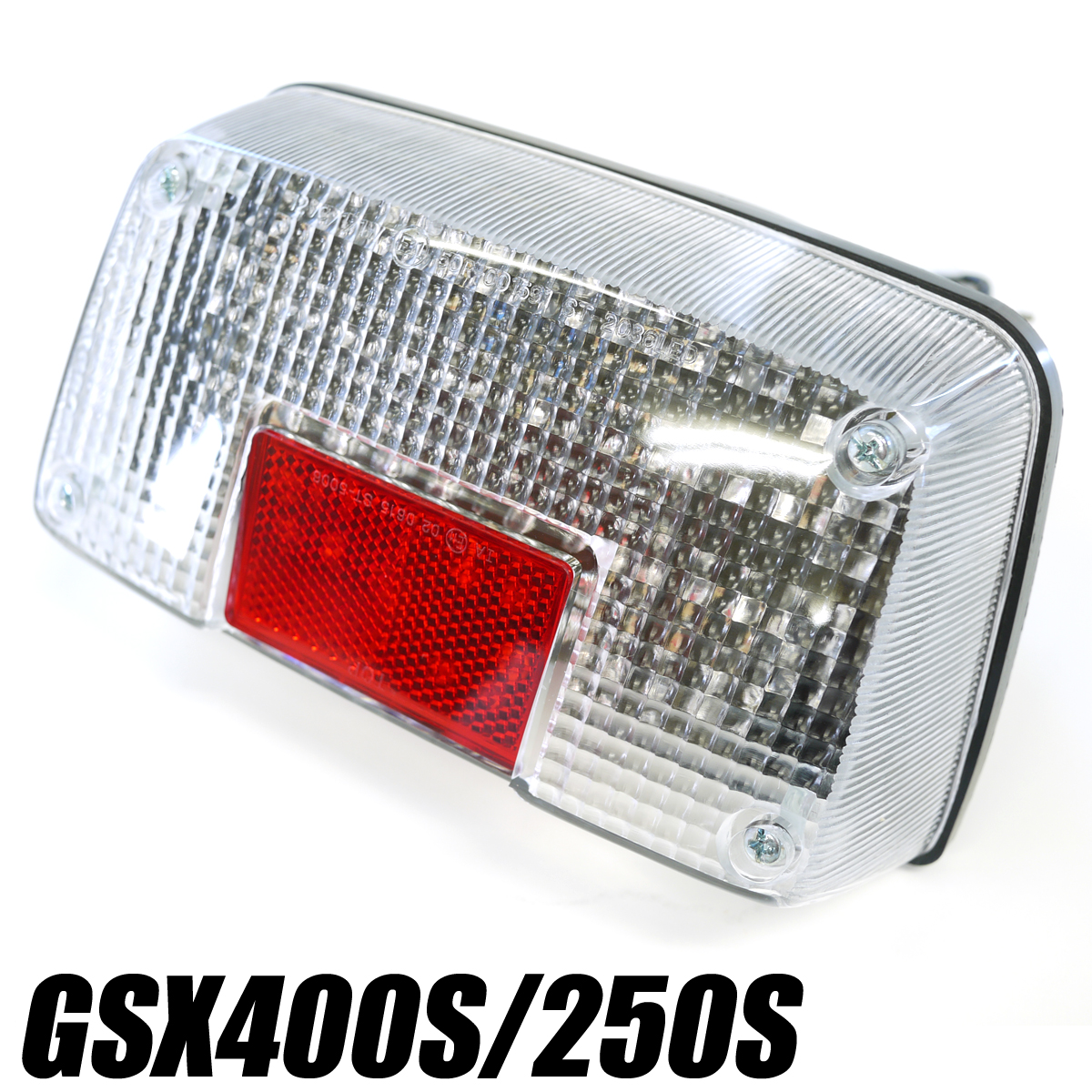 GSX400Sカタナ GSX250Sカタナ用LEDテールランプ クリアレンズ 刀 ポン付けLEDテール : tls001c thu : アイエムトレーディング