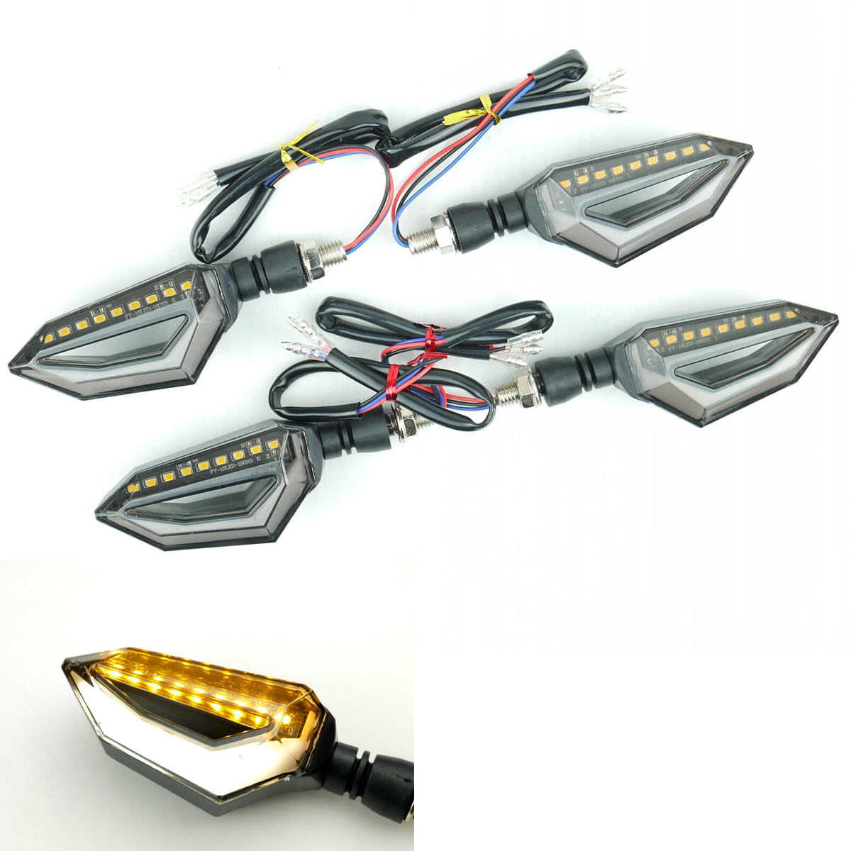 専用ページです。 1台分 ホワイト デュアルカラー LEDウインカー TYPE1 848 1098 1198