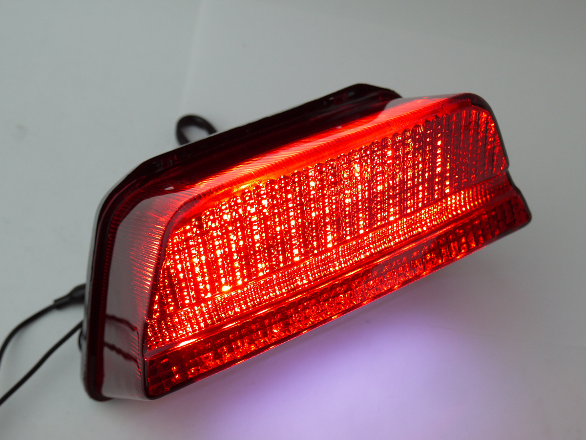ZRX用 LEDテールランプレッドレンズ ポン付けLEDテール 車検対応