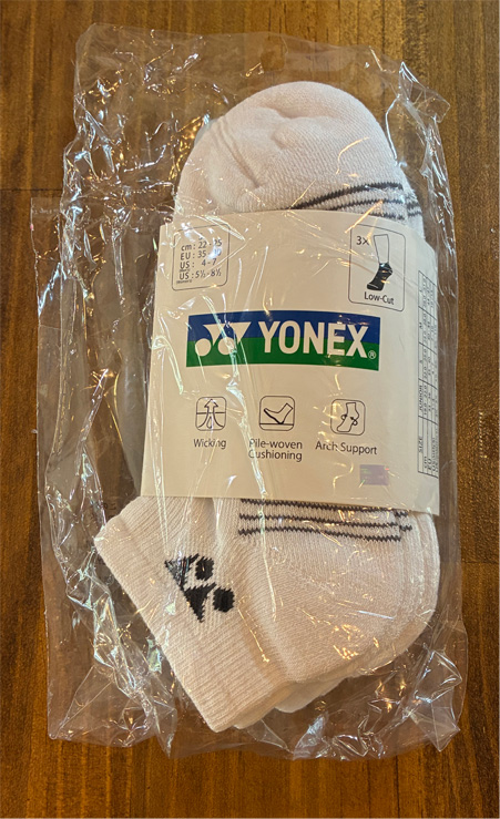 YONEX ウィメンズ3Pスニーカーインソックス 29265Y(080)