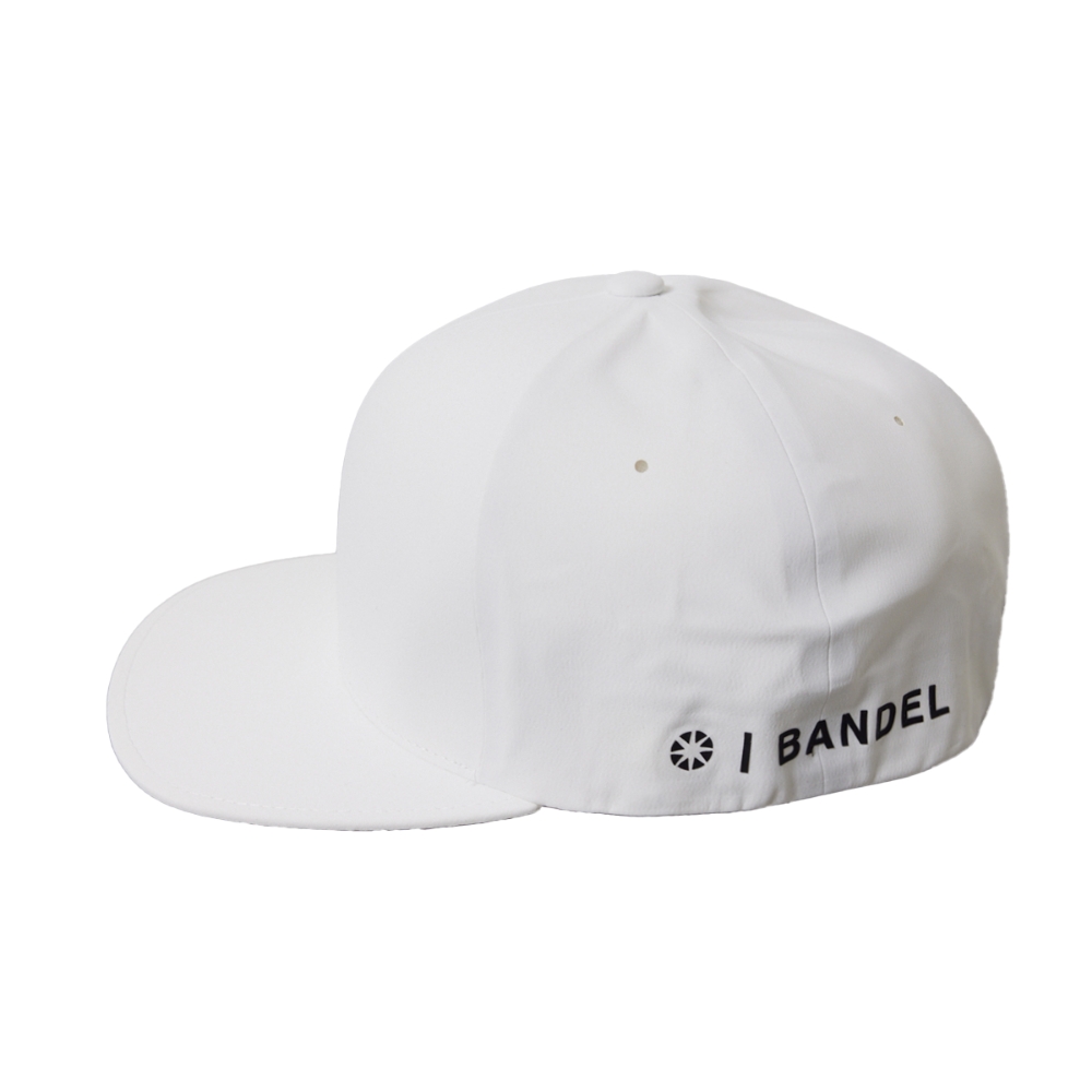 BANDEL キャップ SIDE LOGO PRINT CAP BG-3SSLCP WHITE