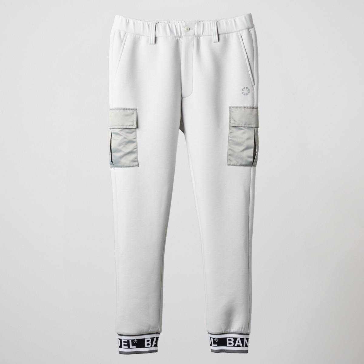 【美品】BANDEL ゴルフパンツ ホワイト BANDEL（バンデル） ゴルフ カーゴパンツ 秋冬 セットアップ メンズ