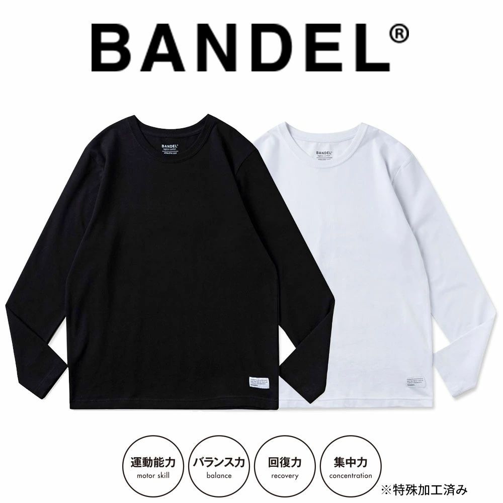 BANDEL（バンデル） ロングTシャツ Long Sleeve T Woven Label BAN