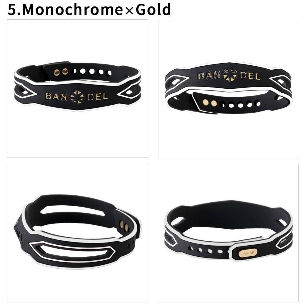 BANDEL バンデル ブレスレット Slash Bracelet Silver / Gold / Black / White / BLUE ブラック  ホワイト モノクローム ブルー :banslbr:INSTORE インストア - 通販 - Yahoo!ショッピング