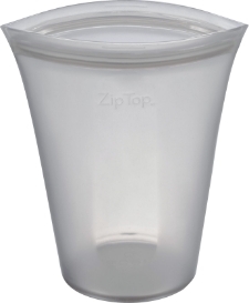ZipTop ジップトップ Cup L カップ Lサイズ プラチナシリコーン製保存容器 710ml