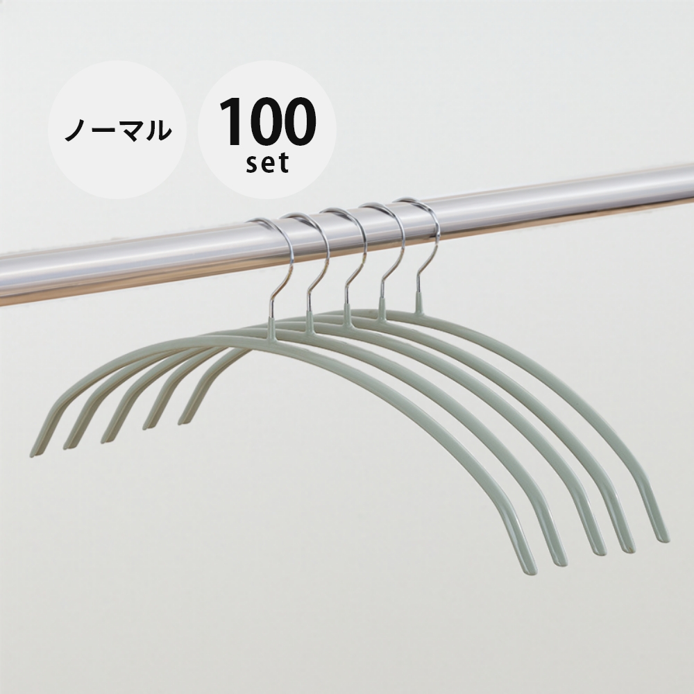 すべらないハンガー 100本セット スリムハンガー 跡がつかない かた