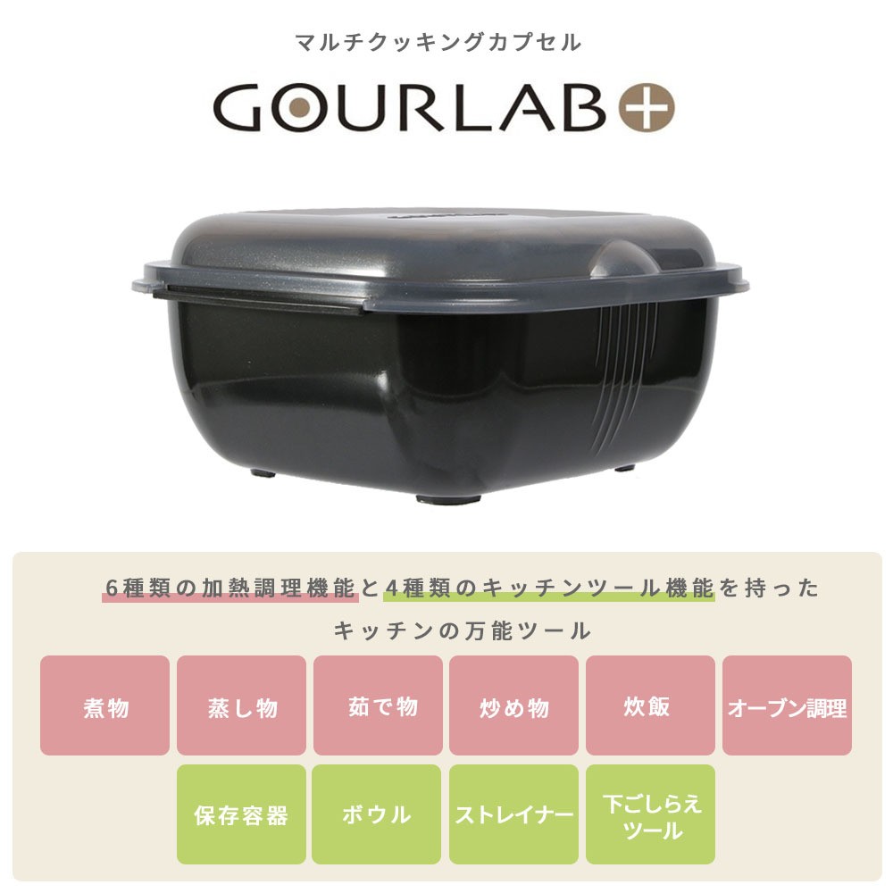 Iwatani（イワタニ） グルラボプラス パーソナルセット 電子レンジ調理