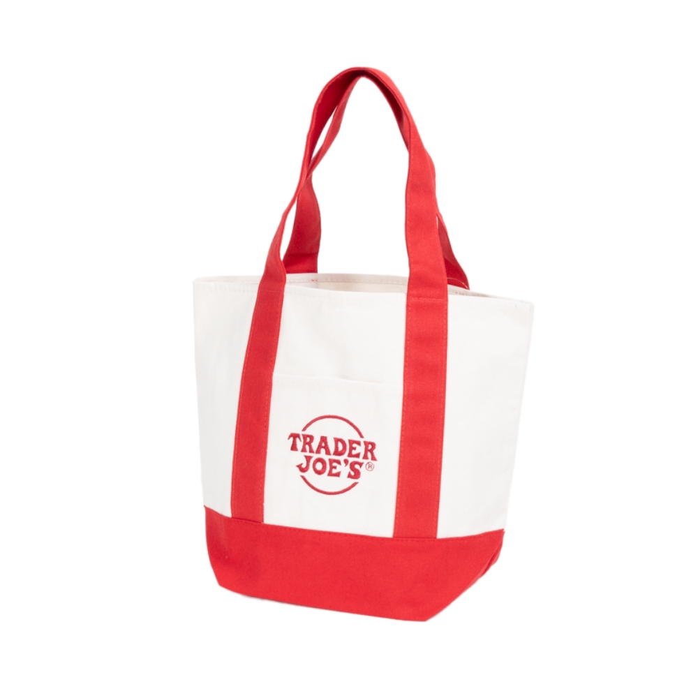 ＜本日限り明日出品取り消し＞トレーダージョーズ　ミニキャンバス生地　エコバッグ TRADER JOE'S トレーダージョーズ MINI CANVAS TOTE BAG エコ