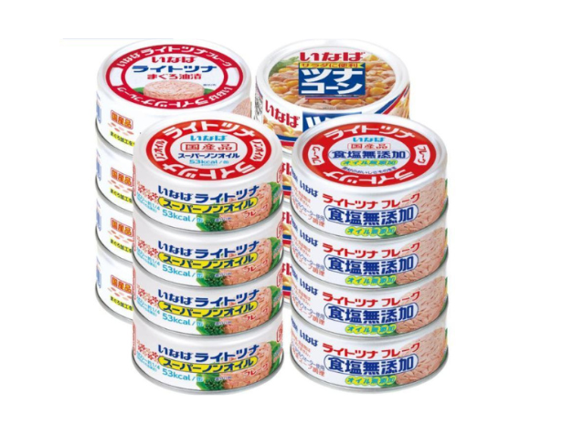 ツナ缶 いなば食品 缶詰  4種 16缶セット ヤフーショッピング限定商品 ライトツナ スーパーノンオイル マグロ油漬 食塩無添加 ツナコーン 惣菜  爆買 お中元