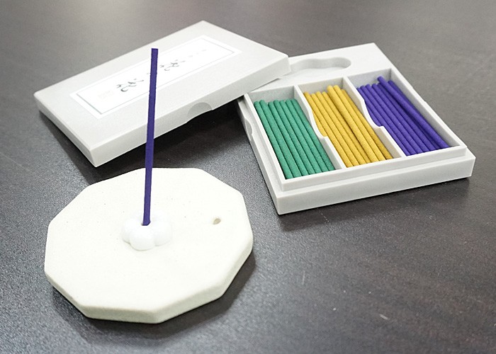 お香 花の花 スティック 3種 30本入り 香水香 香立付属 日本香堂