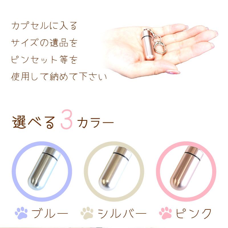 遺骨カプセル大