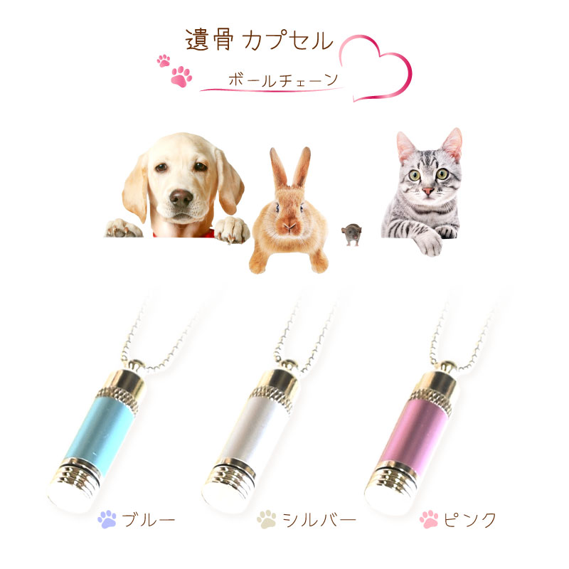 遺骨カプセルチェーン