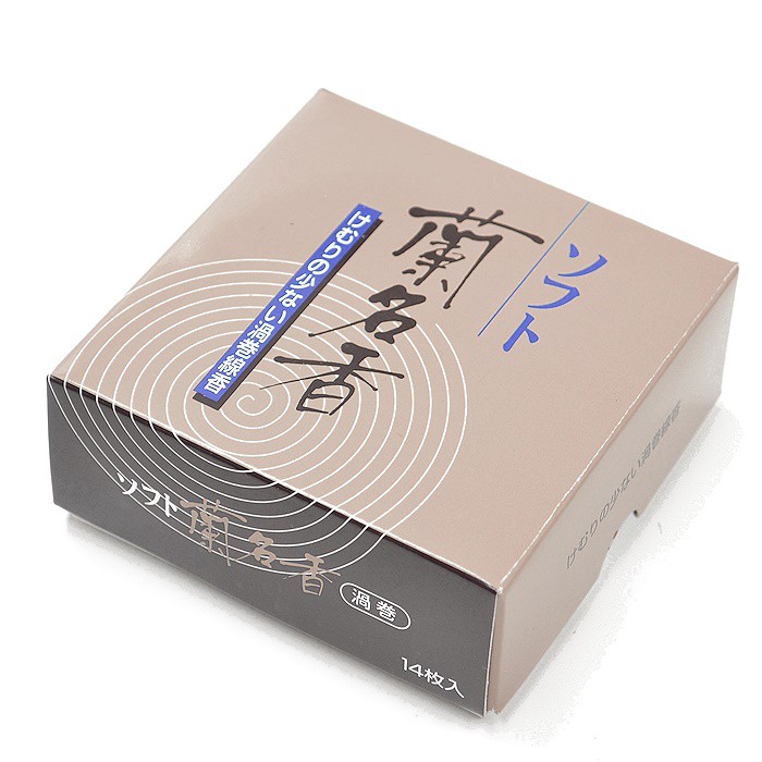 渦巻 線香 ソフト蘭名香 煙の少ない お線香 長時間 うずまき 渦巻き 微