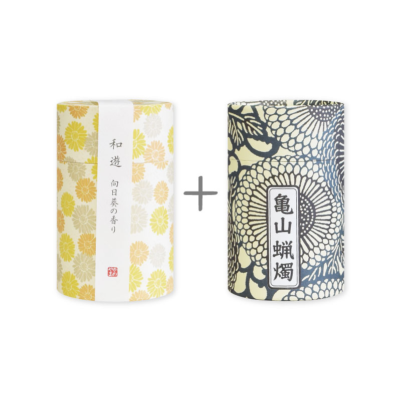 線香 ギフト 贈答用 ローソク 期間限定 送料無料 カメヤマ 和遊 ミニ寸