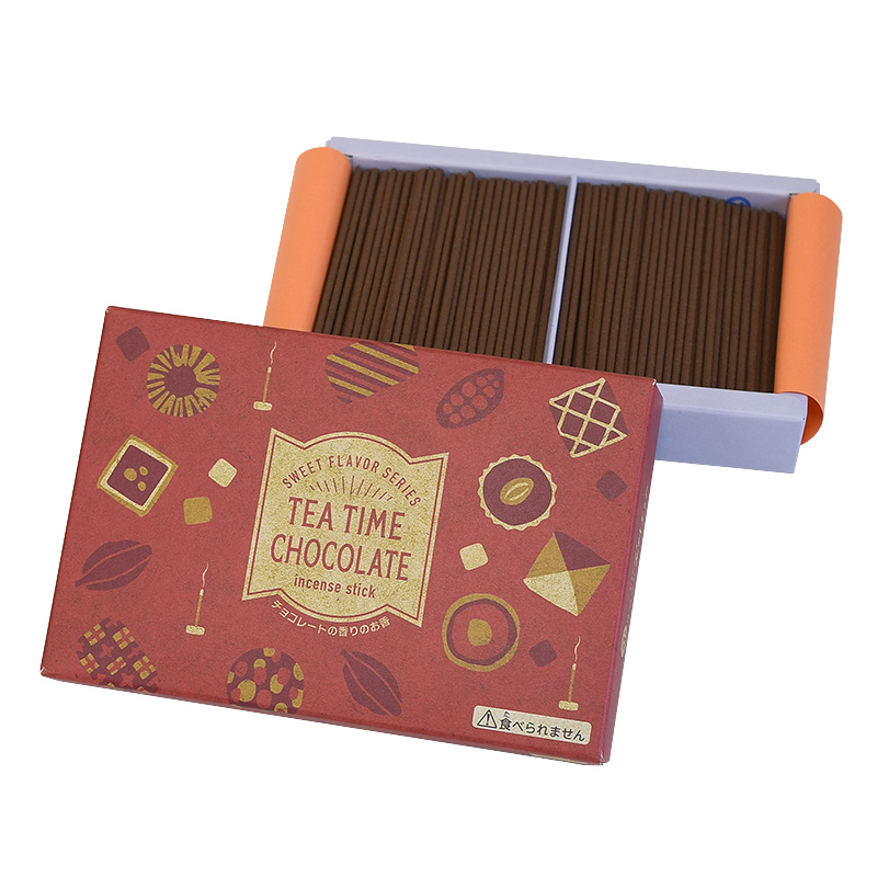 香りつきチョコイスシリーズ 5体セット ローソク 線香 贈答用 進物用 丸叶むらた TEA TIME CHOCOLATE ギフト