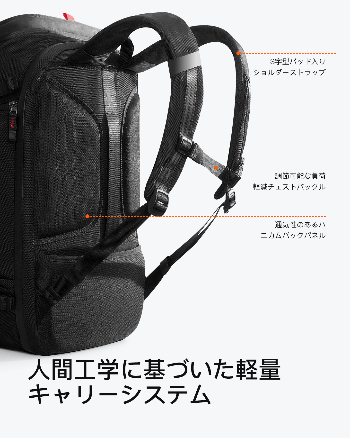 Inateck Inateck 40L トラベルバックパック ビジネスキャリーオン TSA