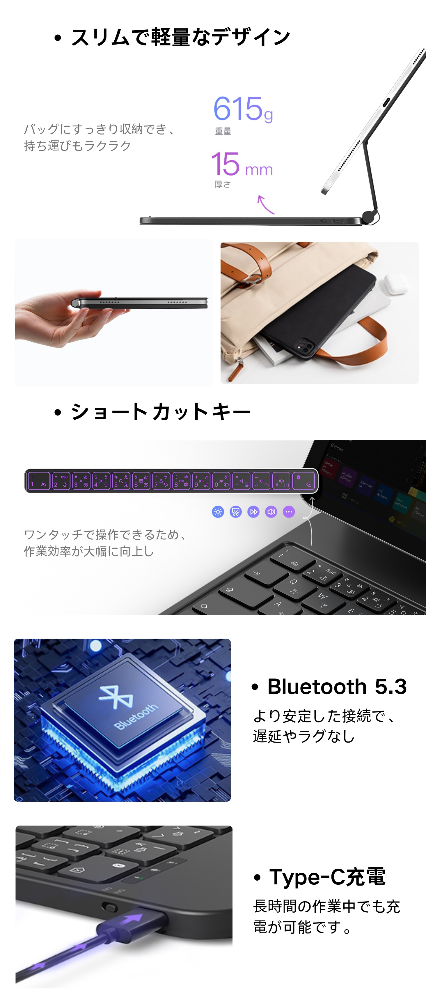 Inateck 【アウトレット】Inateck マジックキーボード JIS日本語