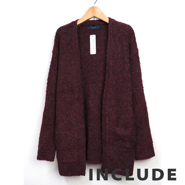 ブークレ ニット ループヤーン モコモコ もこもこ 暖かい ビッグシルエット カーディガン メンズ |  | 05
