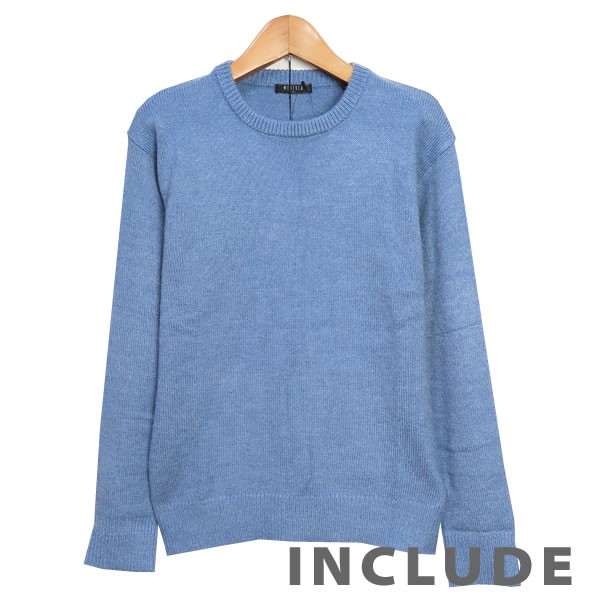 10カラー クルーネック 定番 毛玉防止 抗ピル コーピル セーター メンズ ニット 長袖 無地 ふわふわ 厚手 毛玉ができにく |  | 09