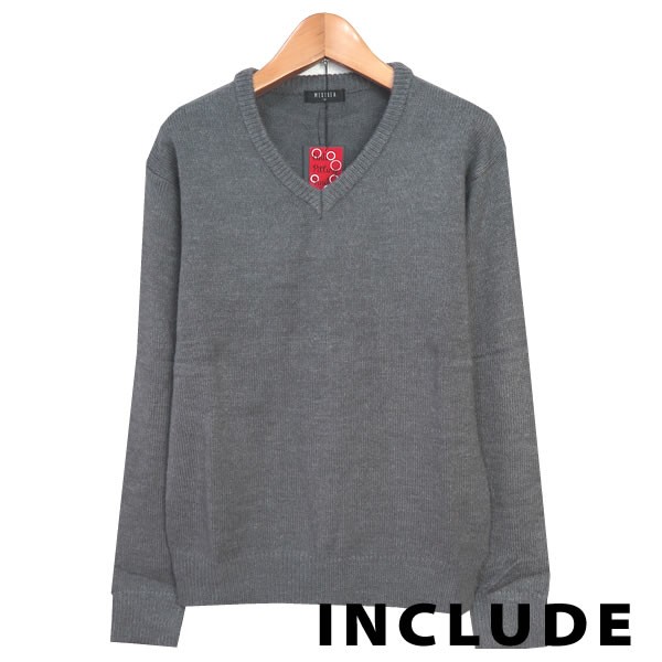 10カラー Vネック 定番 毛玉防止 抗ピル コーピル セーター メンズ ニット 長袖 無地 ふわふわ 厚手 毛玉ができにくい |  | 04