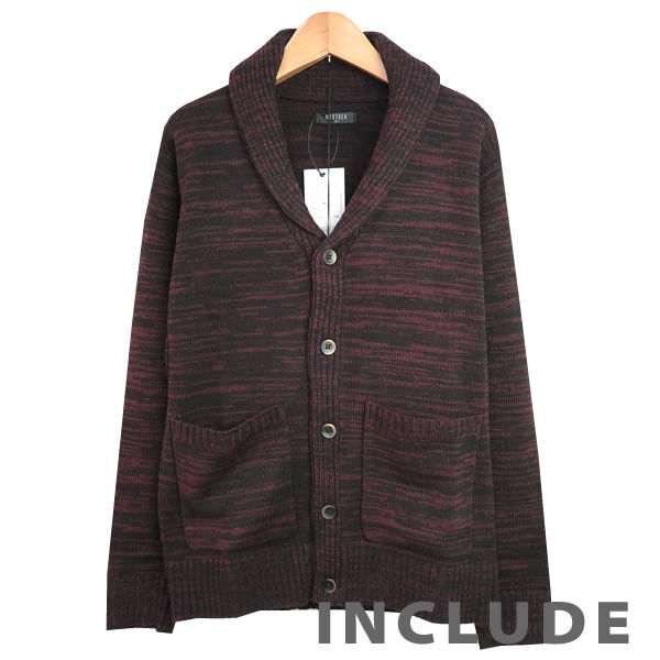 ニット ショールカラー カーデ ショール襟 カーディガン ショールニット ケーブル編みニット 長袖 メンズ 秋冬 |  | 04