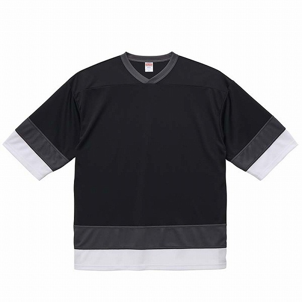 Tシャツ 半袖 ホッケーTシャツ ドライ ビッグTシャツ 速乾 ユナイテッドアスレ United Athle |  | 01