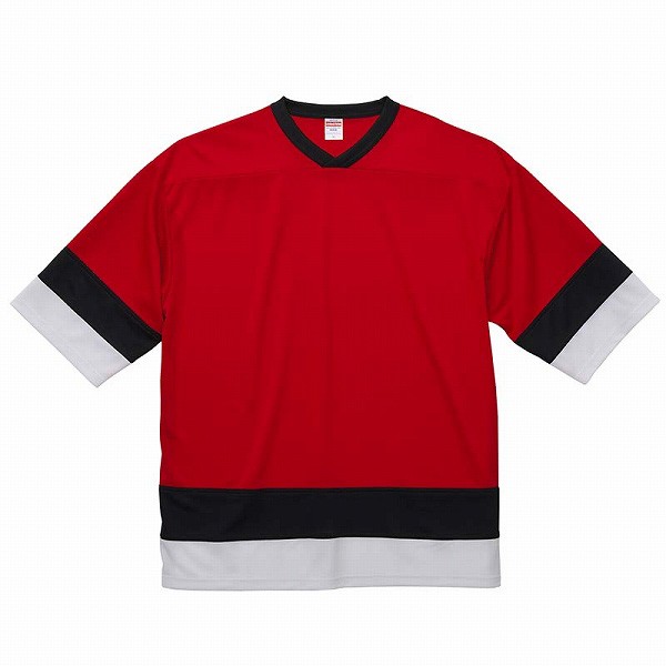 Tシャツ 半袖 ホッケーTシャツ ドライ ビッグTシャツ 速乾 ユナイテッドアスレ United Athle |  | 03