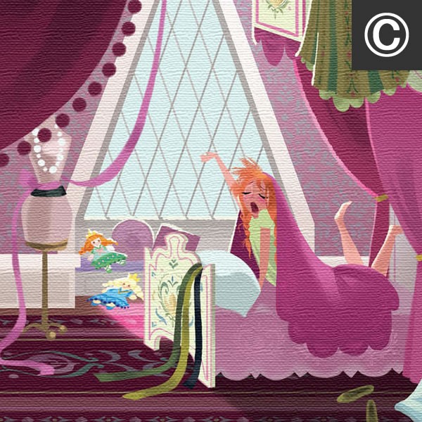 アートパネル ベル ファブリックボード アナと雪の女王 物語 勉強 書き物 シトロン 馬と一緒 寝起き 映画 ストーリー ファブリックパネル Disney |  | 04