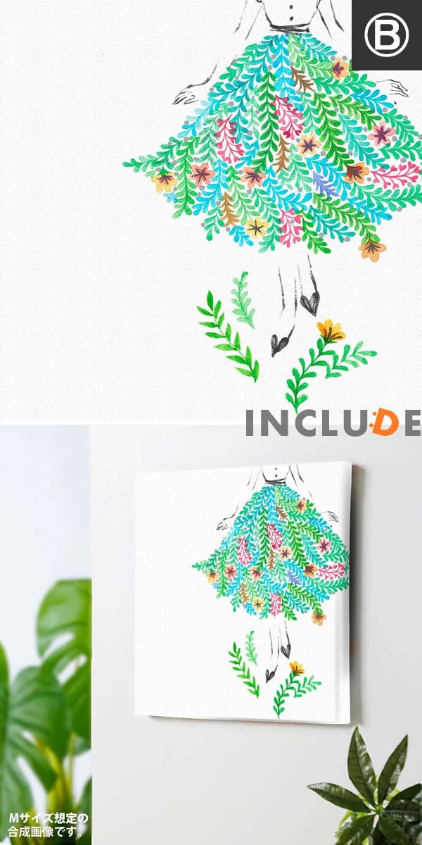 アートパネル Hallmark メッセージ グリーティング サボテン スカート リーフ ボタニカル リス 小動物 花束 パステルカラー ペールトーン |  | 02