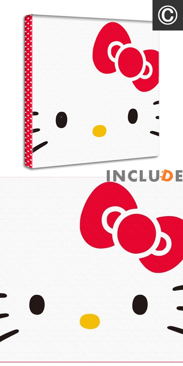 アートパネル ファブリックボード ハローキティ キティちゃん サンリオ キティ・ホワイト デカリボン ビッグリボン 大きいリボン おもちゃ TOY ビッグフェイス |  | 03