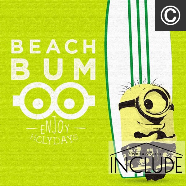 アートパネル ミニオンズ ミニオン Minions キャラクター ケビン スチュアート ボブ ノーパンツ ノープロブレム BEACH BUM サーフィン サーフ サーフボード |  | 03