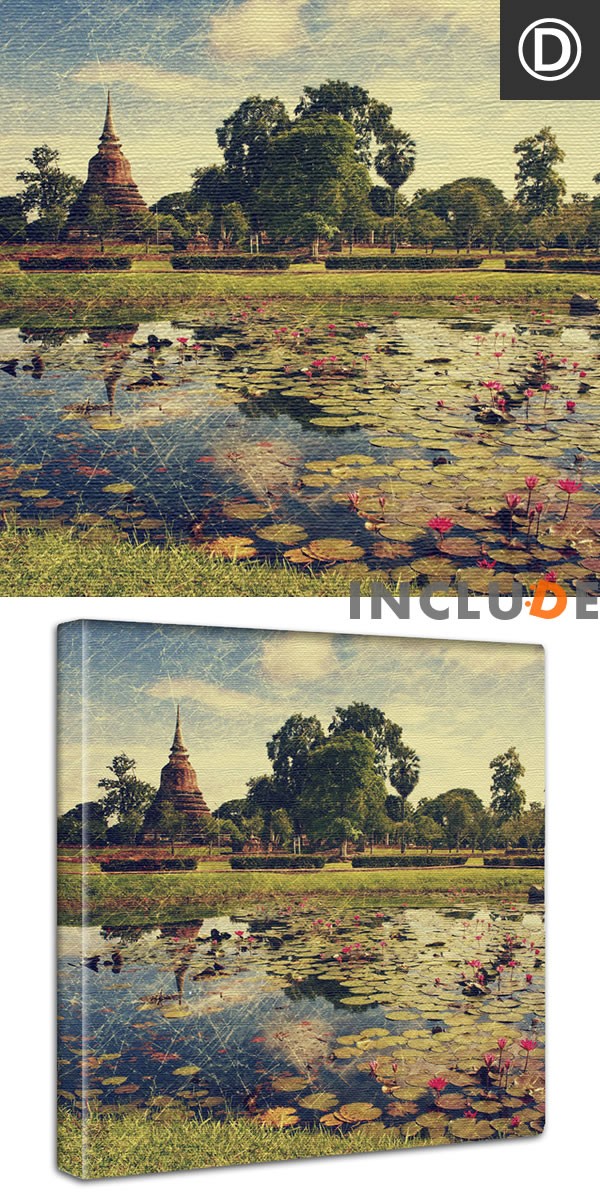 アートパネル クリエーター 白い花 フレブル フレンチブル 花 水滴 遺跡と睡蓮 アユタヤ タイ マレーシア カンボジア ポスター モノクロ 白黒 個性 |  | 04