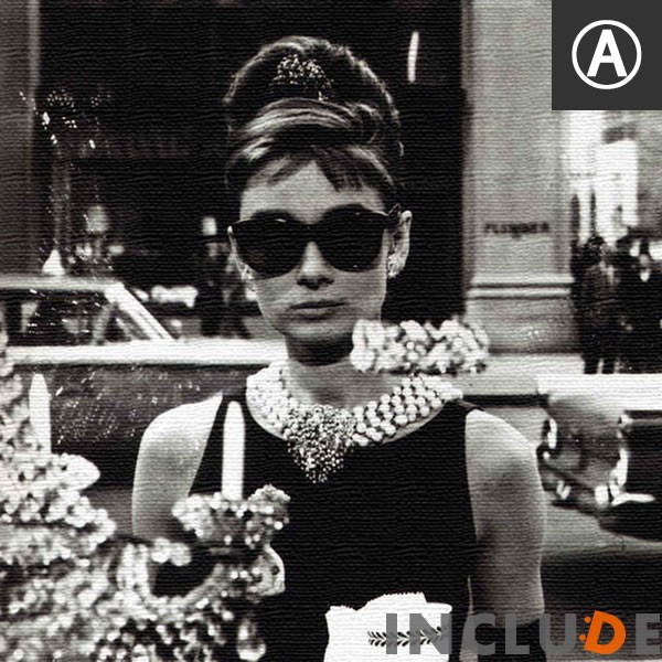 アートパネル オードリー 人物 女優 モダン シック オードリー・ヘプバーン ハリウッド ベストドレッサー ポスター モノクロ デコアップ シンプル |  | 01