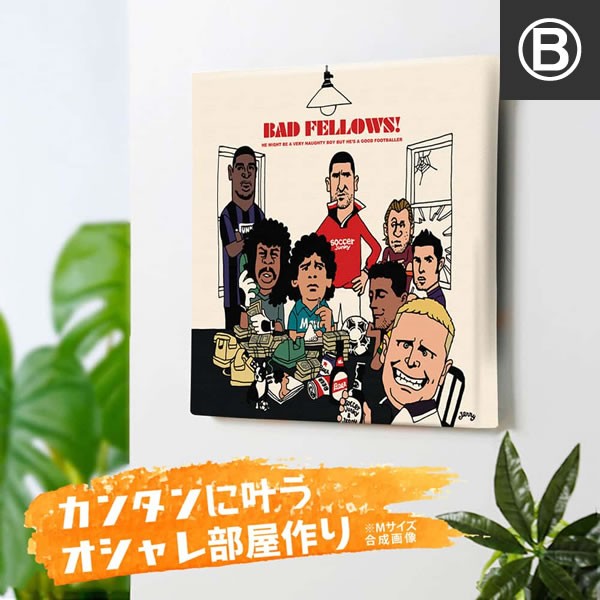 サッカージャンキー フットボール jerry アートパネル リバプール ドルトムント マインツ セルティック FC東京 マラドーナ イタリア |  | 02