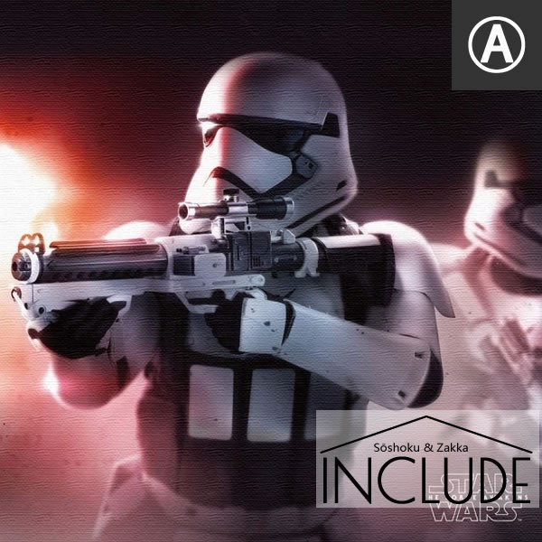 アートパネル シルエット スターウォーズ STARWARS ストームトルーパー 装甲服 帝国軍 機動歩兵 エリート フレイムトルーパー スノートルーパー |  | 01