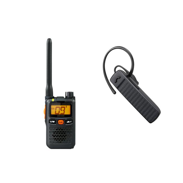 SRS220A Bluetoothインカムセット スタンダードホライゾン STR 特定小電力トランシーバー 防水 無線 [+SSM-BT10