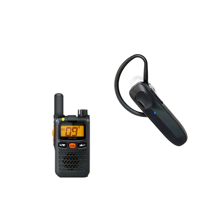 SRS220A Bluetoothインカムセット スタンダードホライゾン STR 特定小電力トランシーバー 防水 無線 [+SSM-BT20]